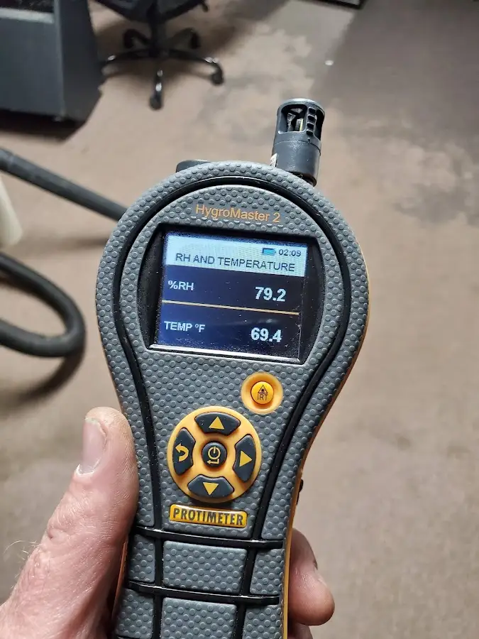 Moisture meter humidity assessment for Fire & Smoke Damage Restoration in Plains